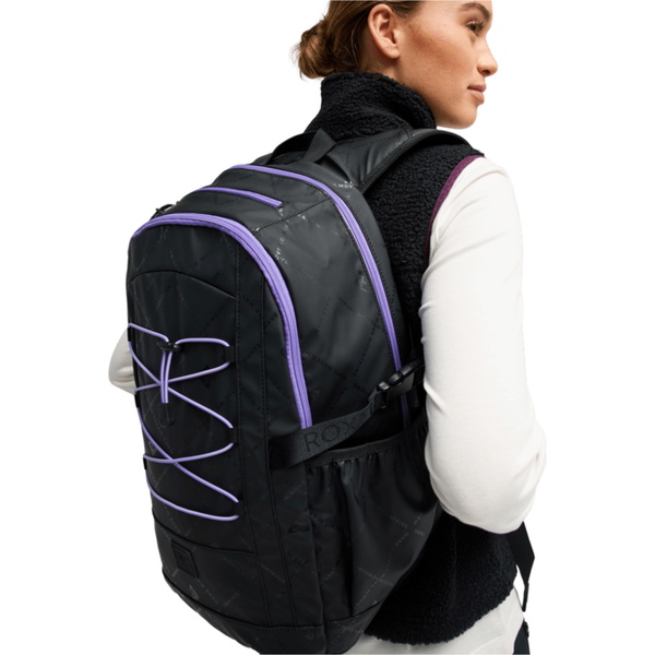 2026 Roxy Mujer Jayjay 2.0 Mochila ERJBP05054 - Anthracite Monogram Rx